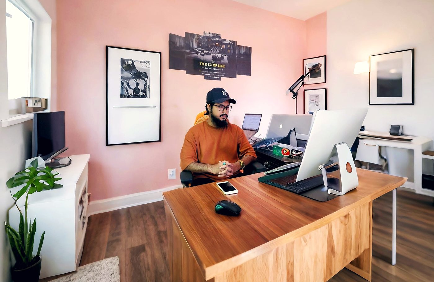 SEBACART office desk setup